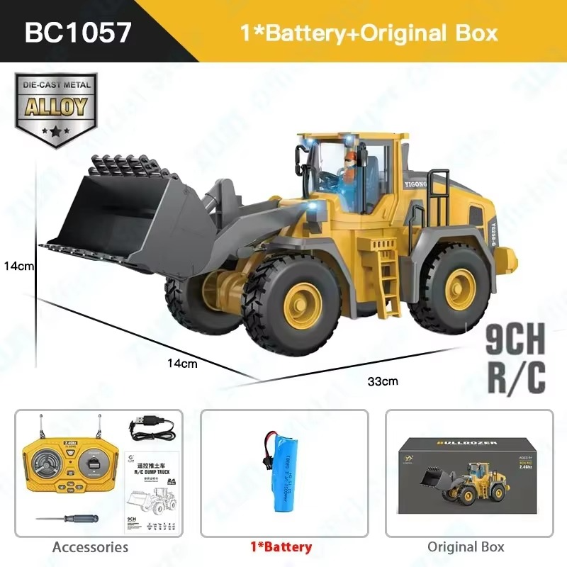 Remote Control Excavator, Dump Truck and Dozer