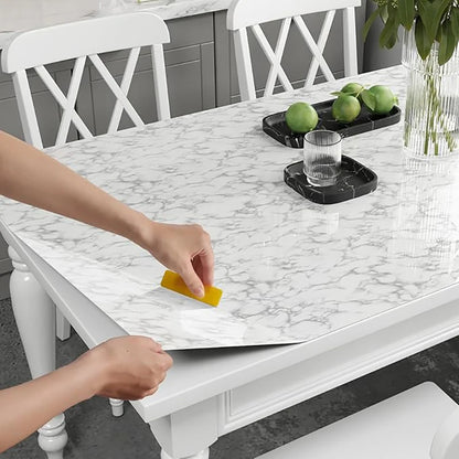 Marble-Look Easy Stick Adhesive Wrap