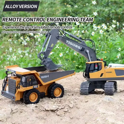 Remote Control Excavator, Dump Truck and Dozer