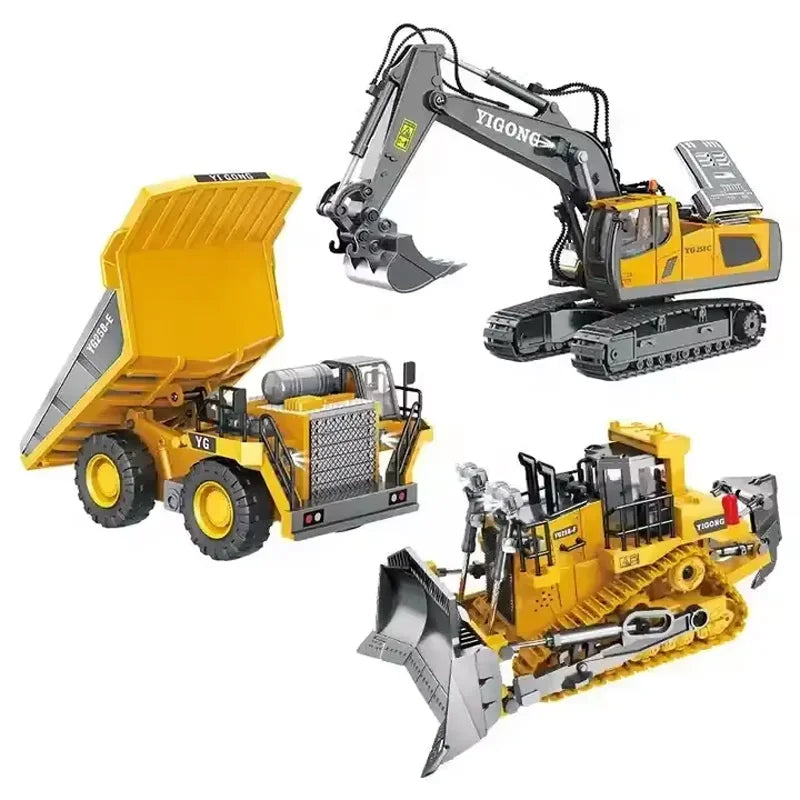 Remote Control Excavator, Dump Truck and Dozer